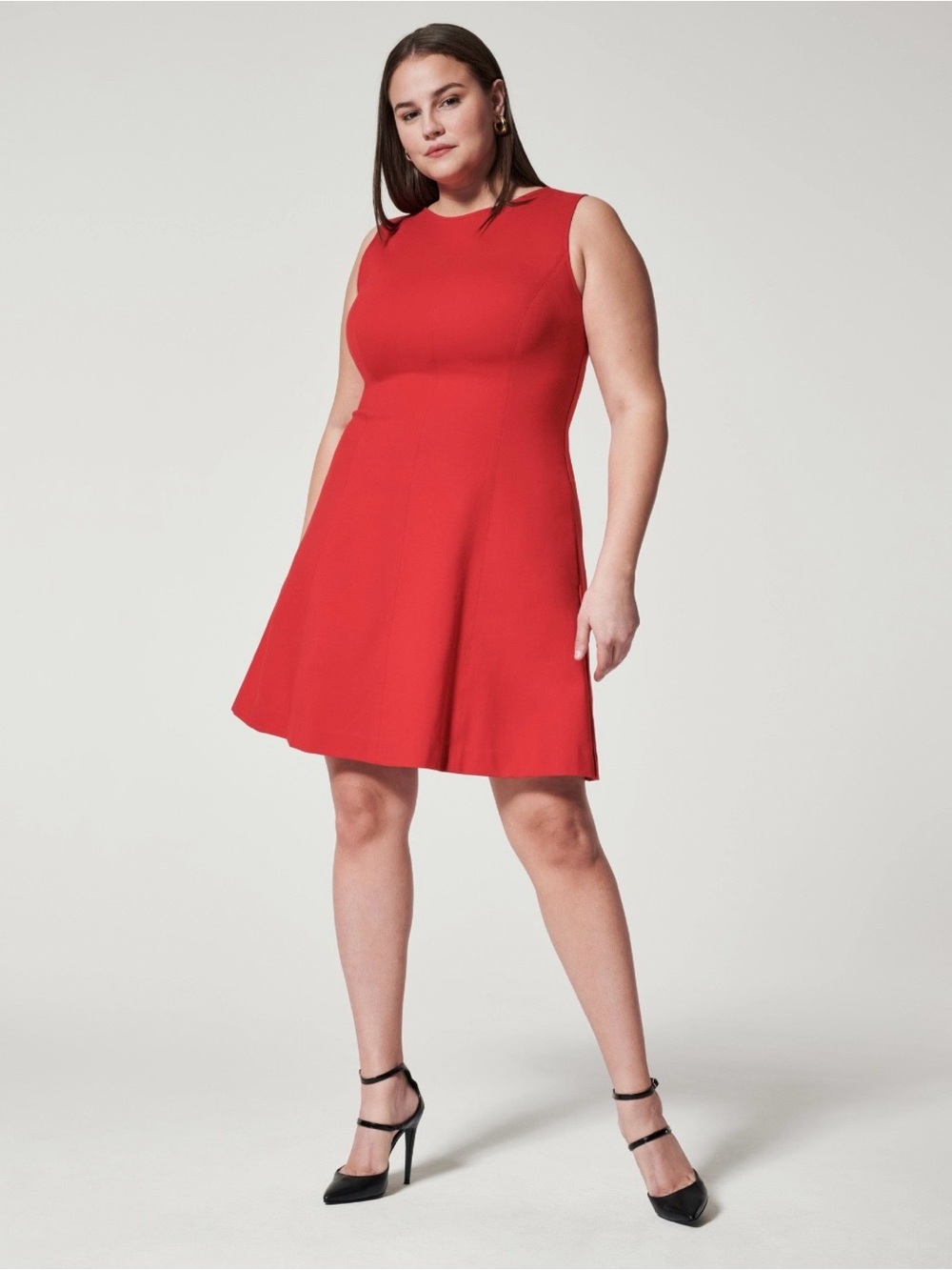 SPANX Perfect Fit and Flare Red Mini Dress 2X NWT Ponte